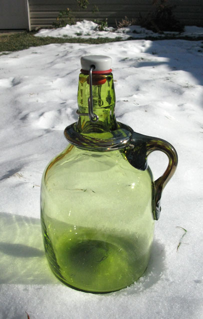 bottle closeup